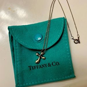 Tiffany & CO Cross Pendant Necklace